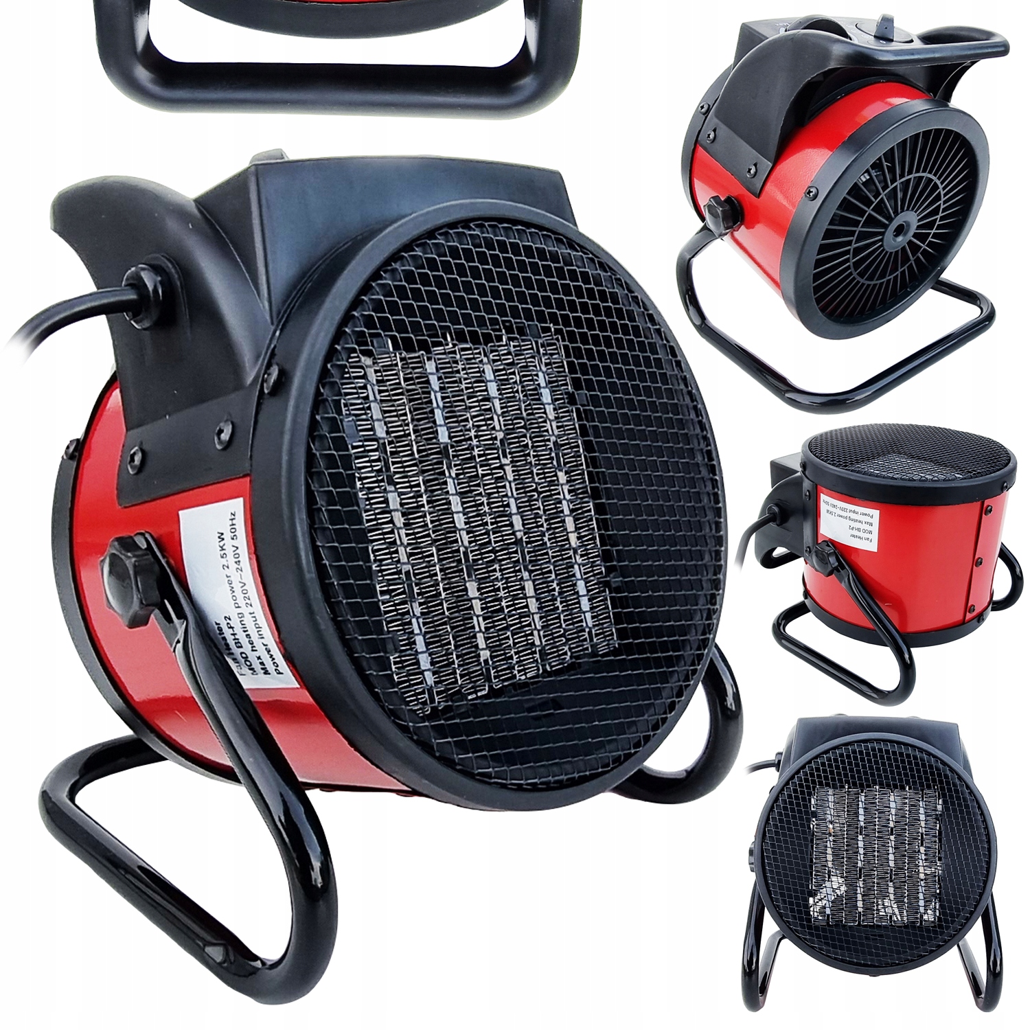 Elektrický ohrievač farelka ventilátor 2 kW nastaviteľný ohrievač 2000 W